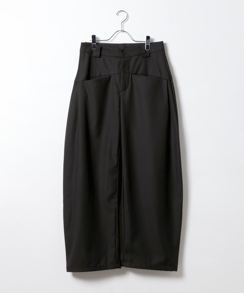 LAND MUSEUM(ランドミュージアム)の「LAND MUSEUM/デザインバレルパンツ(スラックス・メンズ・ブラック/グレー・LARGE/MEDIUM)」の21枚目の写真