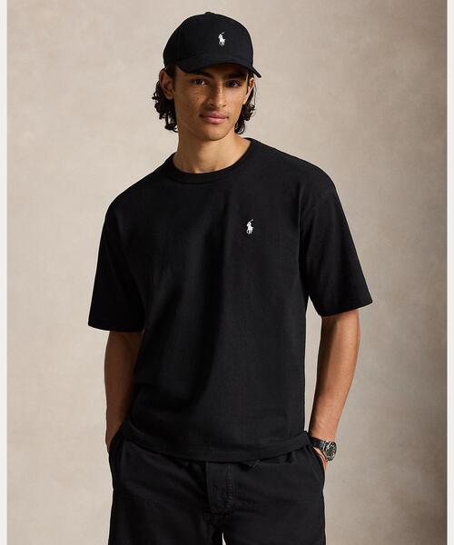 リラックス フィット ジャージー クルーネック Tシャツ（Tシャツ