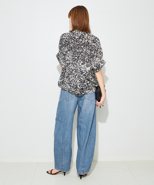 journal standard L'essage(ジャーナルスタンダードレサージュ)の「《追加》8ozデニムバルーンパンツ(デニムパンツ・レディース・ブルー/ネイビー・38/36)」の12枚目の写真