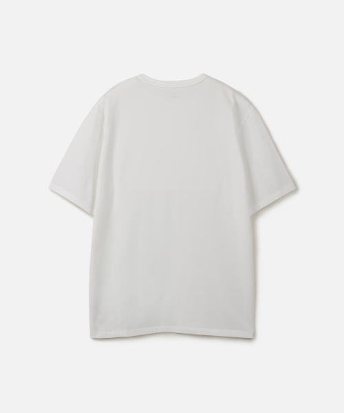 247SERIES（247シリーズ）の「スーピマ40番手アスキンダブルニットTシャツWHITE（Tシャツ/カットソー・メンズ・ホワイト・X-SMALL/SMALL/MEDIUM/LARGE/X-LARGE）」の2枚目の写真