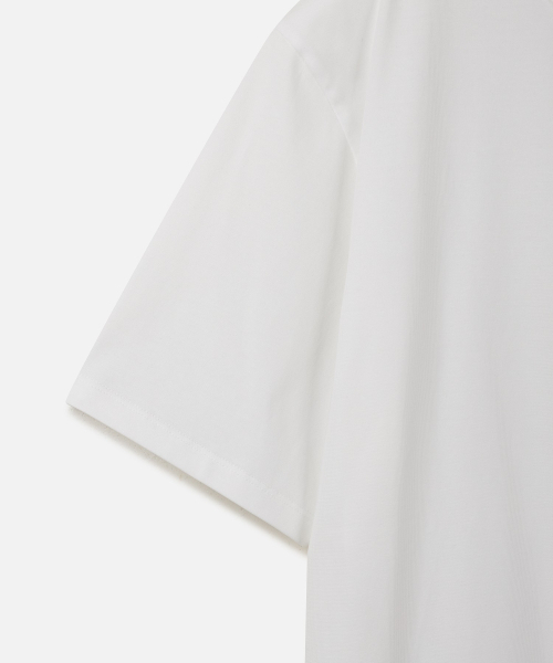 247SERIES（247シリーズ）の「スーピマ40番手アスキンダブルニットTシャツWHITE（Tシャツ/カットソー・メンズ・ホワイト・X-SMALL/SMALL/MEDIUM/LARGE/X-LARGE）」の4枚目の写真