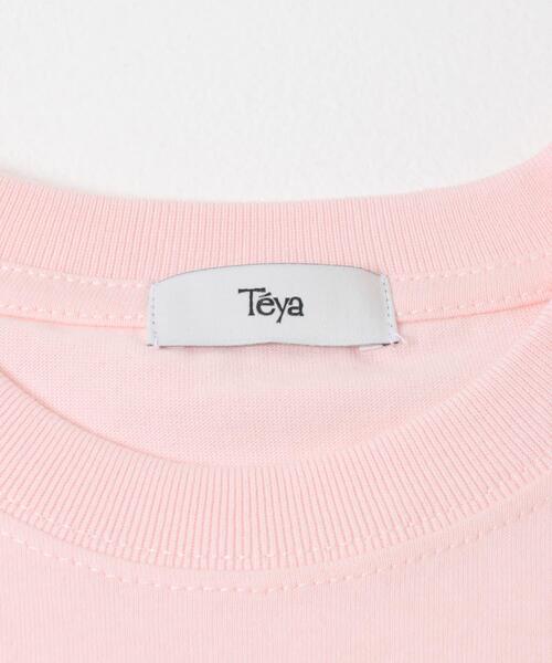URBAN RESEARCH（アーバンリサーチ）の「Teya　STICKER T-SHIRTS（Tシャツ/カットソー・レディース・ホワイト/ピンク・FREE）」の4枚目の写真