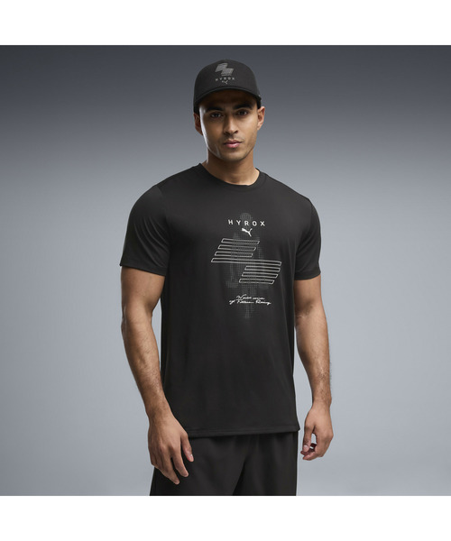 PUMA(プーマ)の「PUMA プーマ メンズ トレーニング PUMA x HYROX クラウドスパン サームアダプト(Tシャツ/カットソー・メンズ・ブラック/ミント・X-LARGE/MEDIUM/SMALL/LARGE)」の2枚目の写真