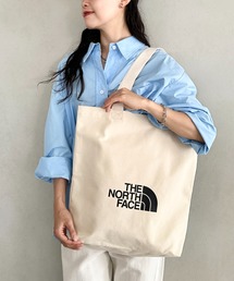 THE NORTH FACE(ザ・ノースフェイス)/A4対応 大容量 ロゴプリント コットン キャンバストートバッグ/TNF LOGO COTTON BAG M