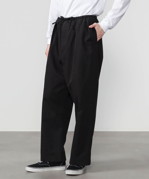 ORCIVAL(オーシバル)の「ORCIVAL | コットンナイロン ワイドイージーパンツ MEN(その他パンツ・メンズ・モカ/ブラック・3/5/4)」の9枚目の写真