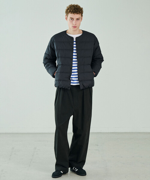 ORCIVAL(オーシバル)の「ORCIVAL | コットンナイロン ワイドイージーパンツ MEN(その他パンツ・メンズ・モカ/ブラック・3/5/4)」の3枚目の写真