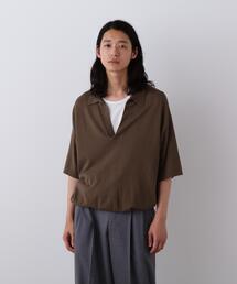 YLEVE（イレーヴ）の「YLEVE   COTTON LINEN KNIT SKIPPER POLO（ニット/セーター）」