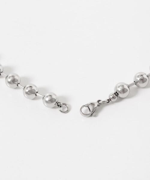 URBAN RESEARCH Sonny Label（アーバンリサーチサニーレーベル）の「ステンレスラージボールチェーンネックレス（ネックレス・レディース・ゴールド/シルバー・ONE）」の6枚目の写真