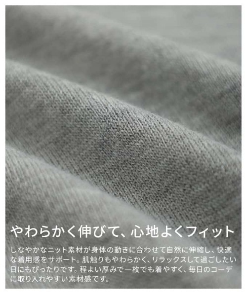 Sawa a la mode（サワアラモード）の「デニム襟サマーニットトップス（ニット/セーター・レディース・ネイビー/グレー・FREE）」の12枚目の写真
