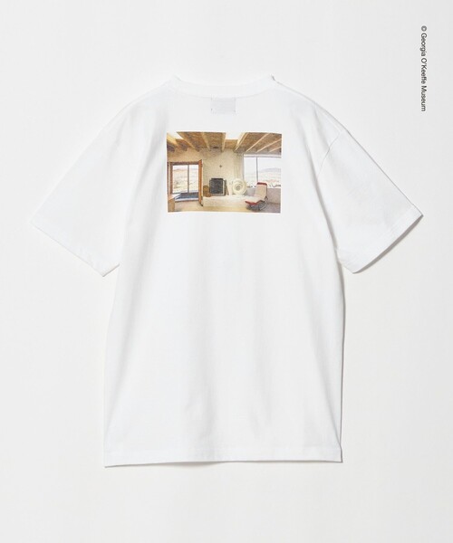 UNITED ARROWS(ユナイテッドアローズ)の「【別注】<Georgia O’Keeffe Museum> グラフィック Tシャツ(Tシャツ/カットソー・メンズ・ホワイト・XL/L/M)」の2枚目の写真