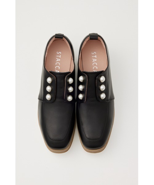 STACCATO（スタッカート）の「【再入荷】メイジーパールプラットフォーム（スニーカー・レディース・シルバー/ブラック・23cm/22.5cm/23.5cm/24cm/24.5cm）」の5枚目の写真