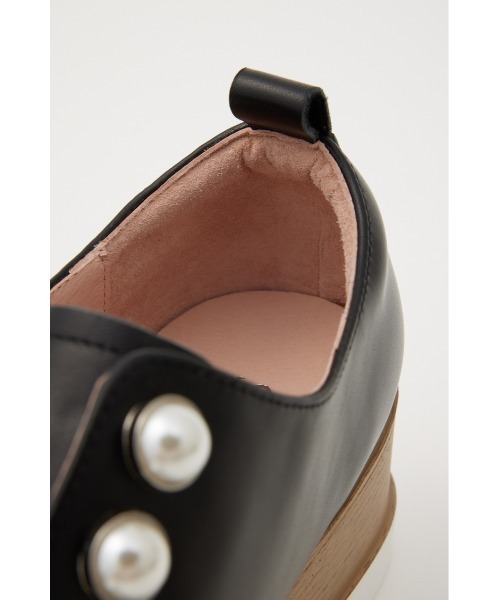 STACCATO（スタッカート）の「【再入荷】メイジーパールプラットフォーム（スニーカー・レディース・シルバー/ブラック・23cm/22.5cm/23.5cm/24cm/24.5cm）」の11枚目の写真
