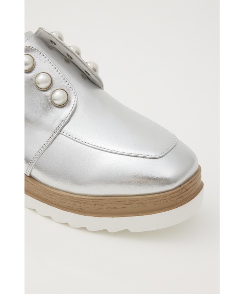 STACCATO（スタッカート）の「【再入荷】メイジーパールプラットフォーム（スニーカー・レディース・シルバー/ブラック・23cm/22.5cm/23.5cm/24cm/24.5cm）」の18枚目の写真