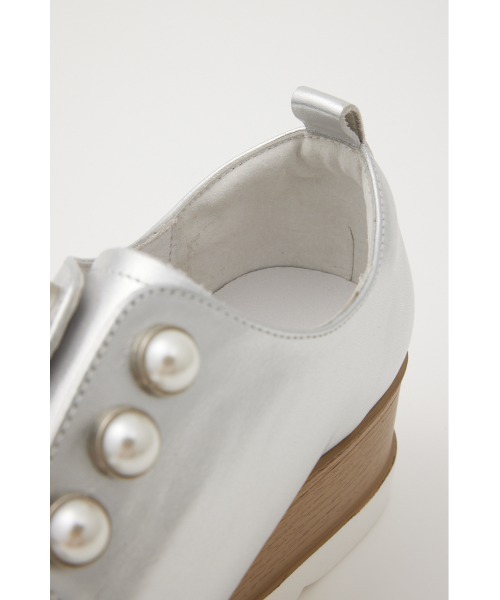 STACCATO（スタッカート）の「【再入荷】メイジーパールプラットフォーム（スニーカー・レディース・シルバー/ブラック・23cm/22.5cm/23.5cm/24cm/24.5cm）」の20枚目の写真
