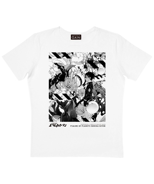 MEDICOM TOY(メディコムトイ)の「交響詩篇エウレカセブン Tシャツ 【EUREKA20-C】(Tシャツ/カットソー・メンズ・ホワイト・X-LARGE/LARGE/SMALL)」の1枚目の写真