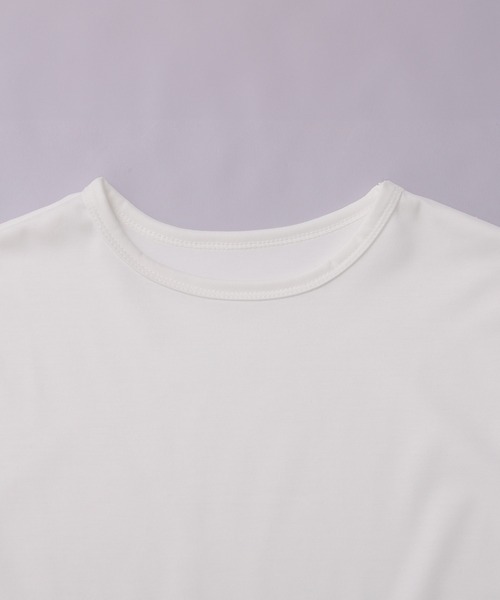 SUNFLOWER EIGHT(サンフラワーエイト)の「シアースリーブロングTシャツ(Tシャツ/カットソー・レディース・ブラック/オフホワイト・M)」の11枚目の写真