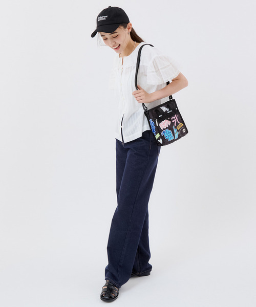 LeSportsac(レスポートサック)の「PW MINI N/S TOTE パッチワークブラックミニN/Sトート(ショルダーバッグ・レディース・ブラック・FREE)」の3枚目の写真
