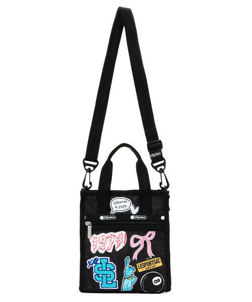 LeSportsac(レスポートサック)の「PW MINI N/S TOTE パッチワークブラックミニN/Sトート(ショルダーバッグ・レディース・ブラック・FREE)」の7枚目の写真