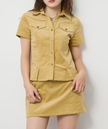 SLY（スライ）の「CORDUROY SKIPPER SH コーデュロイスキッパーシャツ 夏服　秋服 冬服（シャツ/ブラウス）」