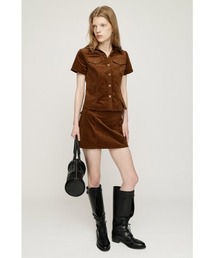 SLY（スライ）の「CORDUROY SKIPPER SH コーデュロイスキッパーシャツ 夏服　秋服 冬服（シャツ/ブラウス）」