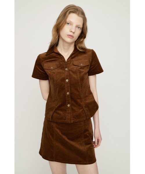 SLY(スライ)の「CORDUROY SKIPPER SH コーデュロイスキッパーシャツ 夏服 秋服 冬服(シャツ/ブラウス・レディース・ブラウン/ブラック/ベージュ・FREE)」の11枚目の写真