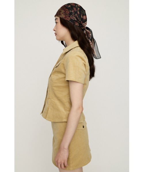 SLY(スライ)の「CORDUROY SKIPPER SH コーデュロイスキッパーシャツ 夏服 秋服 冬服(シャツ/ブラウス・レディース・ブラウン/ブラック/ベージュ・FREE)」の17枚目の写真