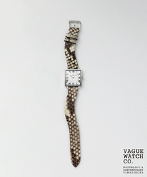 VAGUE WATCH CO. Carre 25mm heavy wavy SS