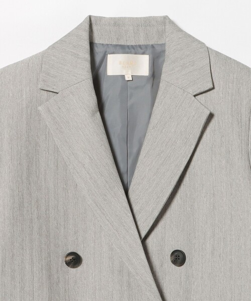 BEAMS HEART(ビームスハート)の「ツイーディー ジャケット(テーラードジャケット・レディース・グレー/ブラウン・SMALL/MEDIUM)」の9枚目の写真