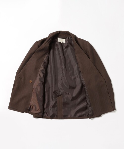 BEAMS HEART(ビームスハート)の「ツイーディー ジャケット(テーラードジャケット・レディース・グレー/ブラウン・SMALL/MEDIUM)」の22枚目の写真