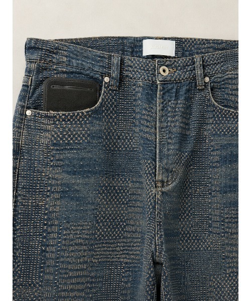 paratrait/パラトレイト】MAD SASHIKO DENIM PT（デニムパンツ）｜THE