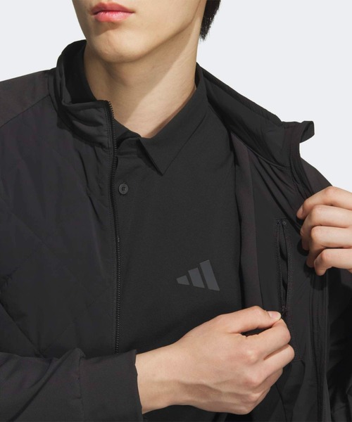adidas(アディダス)の「メンズ COLD. RDY ハイブリッド中わた入りジャケット 【adidas Golf/アディダスゴルフ】(ダウンジャケット/コート・メンズ・ブラック・X-LARGE/MEDIUM/SMALL/LARGE/XX-LARGE)」の5枚目の写真