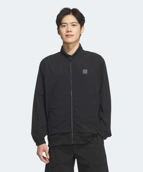 adidas(アディダス)の「クラブ コンシューマー ジャケット【adidas Golf/アディダスゴルフ】(ブルゾン・メンズ・ブラック・XX-LARGE/3XL/LARGE/MEDIUM/SMALL/X-LARGE)」の1枚目の写真