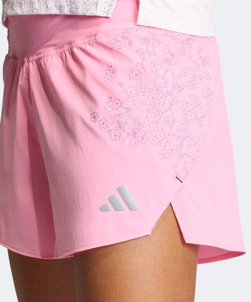adidas(アディダス)の「アディゼロ 東京 ランニング ジェルポケットショーツ / アディダス adidas(その他パンツ・レディース・ピンク・MEDIUM/LARGE/2XL/X-LARGE/LL2)」の3枚目の写真