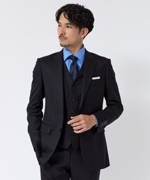 スリーピーススーツ ネイビー」に該当するメンズファッション通販