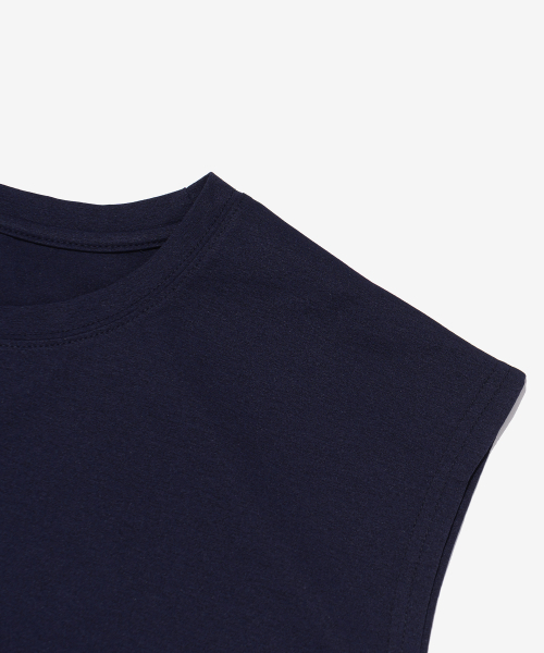 BLANKIT(ブランキット)の「ドライフローソフトクルーネックスリーブレス(ネイビー)(Tシャツ/カットソー・レディース・その他・2XL/X-LARGE)」の3枚目の写真