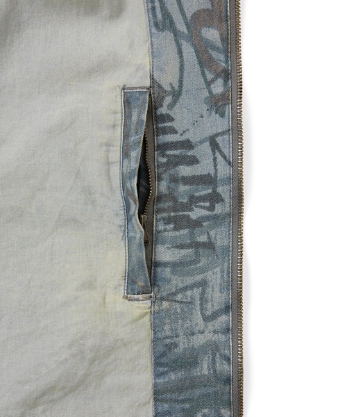 thisisneverthat(ディスイズネバーザット)の「Denim Blouson Jacket(ブルゾン・メンズ・ネイビー/ブルー系その他3/ダークブラウン・M/XL/L/S)」の14枚目の写真