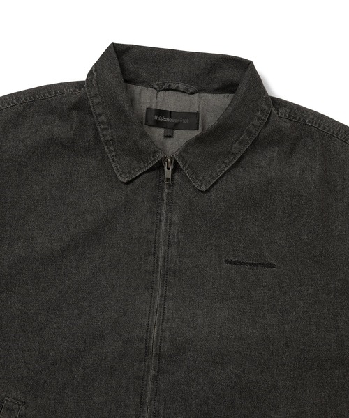 thisisneverthat(ディスイズネバーザット)の「Denim Blouson Jacket(ブルゾン・メンズ・ネイビー/ブルー系その他3/ダークブラウン・M/XL/L/S)」の4枚目の写真