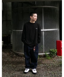 APPLEBUM（アップルバム）の「Logo Label L/S T-Shirt（Tシャツ/カットソー）」