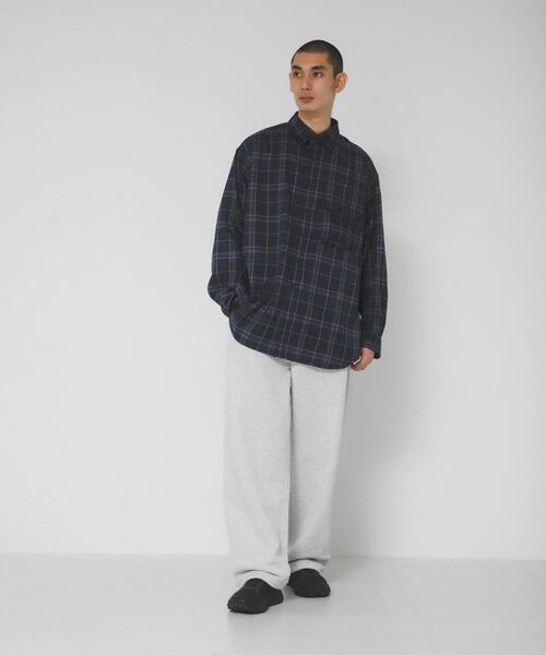 EKAL(エカル)の「チェックロングスリーブシャツ(シャツ/ブラウス・メンズ・ネイビー/ブラウン・MEDIUM/LARGE)」の20枚目の写真