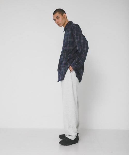 EKAL(エカル)の「チェックロングスリーブシャツ(シャツ/ブラウス・メンズ・ネイビー/ブラウン・MEDIUM/LARGE)」の21枚目の写真
