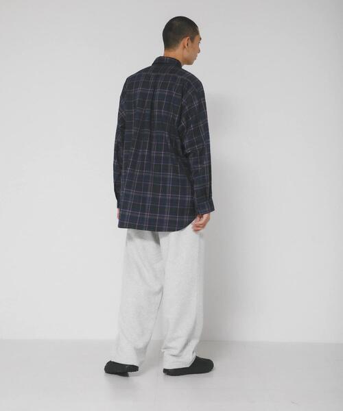 EKAL(エカル)の「チェックロングスリーブシャツ(シャツ/ブラウス・メンズ・ネイビー/ブラウン・MEDIUM/LARGE)」の22枚目の写真