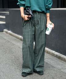 COTTON CHECK PAJAMA PT