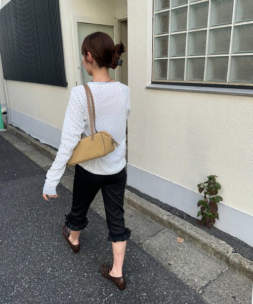DISCOAT(ディスコート)の「【umm.】裾フリルバイカーパンツ(その他パンツ・レディース・ブラック/グレー/ブラック系その他・FREE)」の19枚目の写真