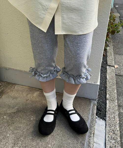 DISCOAT(ディスコート)の「【umm.】裾フリルバイカーパンツ(その他パンツ・レディース・ブラック/グレー/ブラック系その他・FREE)」の20枚目の写真