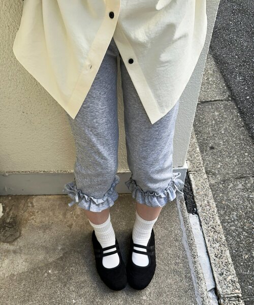 DISCOAT(ディスコート)の「【umm.】裾フリルバイカーパンツ(その他パンツ・レディース・ブラック/グレー/ブラック系その他・FREE)」の21枚目の写真