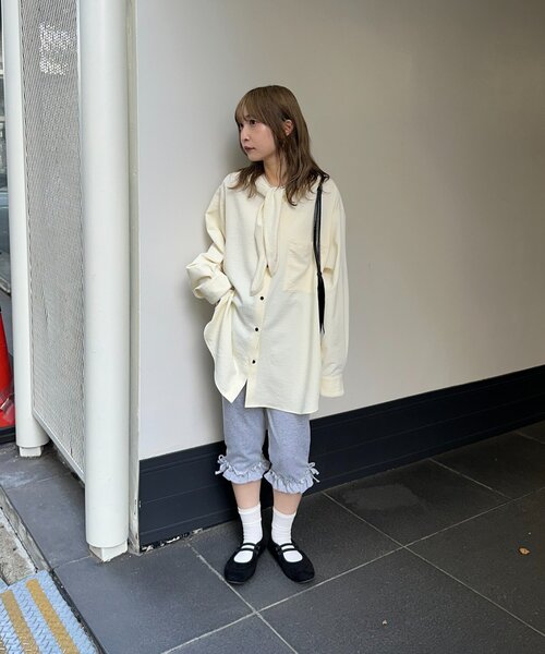 DISCOAT(ディスコート)の「【umm.】裾フリルバイカーパンツ(その他パンツ・レディース・ブラック/グレー/ブラック系その他・FREE)」の22枚目の写真