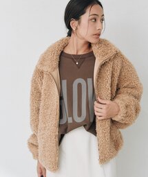 スタンドZIPボアブルゾン
