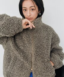 スタンドZIPボアブルゾン