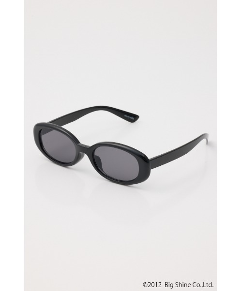 SLY（スライ）の「【noeyedia】OVAL SHAPE EYEWEAR ノーアイディアオーバルシェイプアイウェア（メガネ・レディース・ブラウン/ブラック/グレー・FREE）」の7枚目の写真