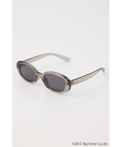 SLY（スライ）の「【noeyedia】OVAL SHAPE EYEWEAR ノーアイディアオーバルシェイプアイウェア（メガネ・レディース・ブラウン/ブラック/グレー・FREE）」の12枚目の写真